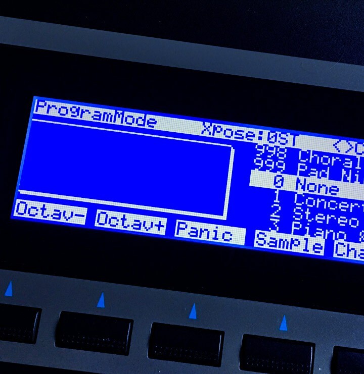 Kurzweil K2661 (Negative) LED Display !