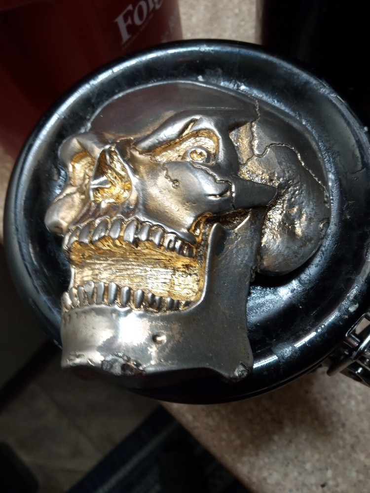 Shiny Heavy Metal Skull Metal Unknown