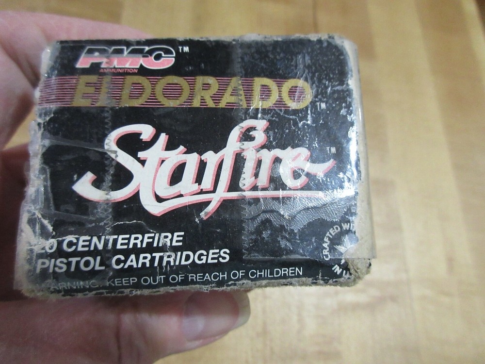 Empty Ammo Box PMC El Dorado Starfire 38 SPL with insert (w17) #105.