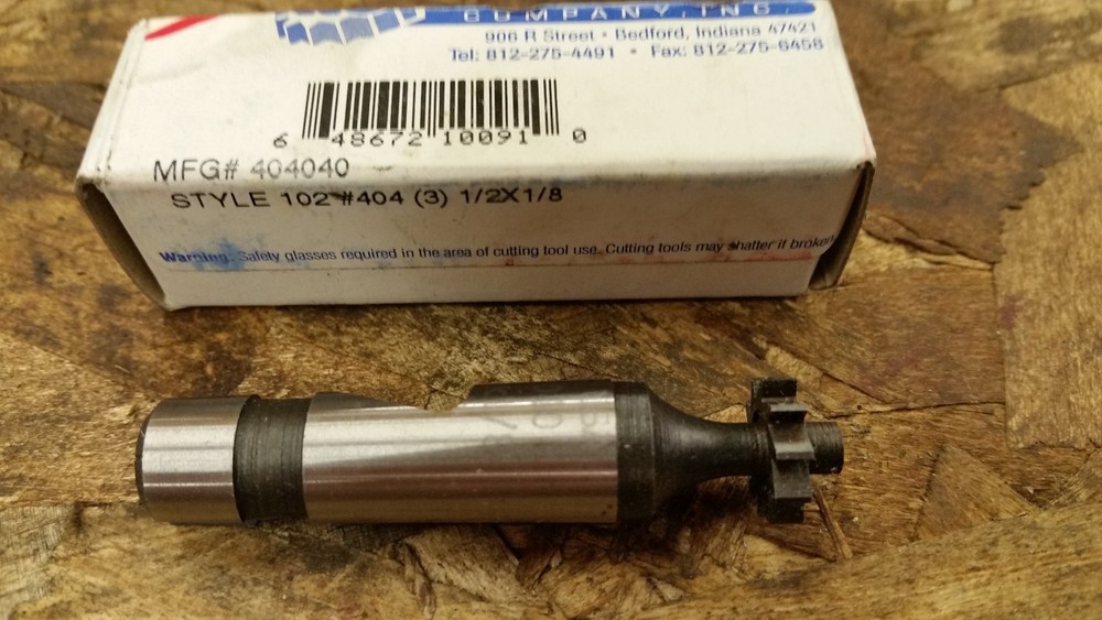 Whitney Tool CO. MFG# 404040 keyway cutter