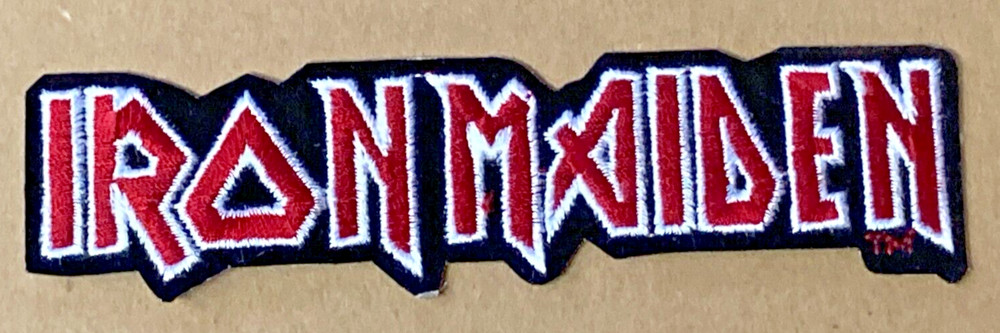 Iron Maiden Logo ~ Embroidered Patch  ~ Iron On