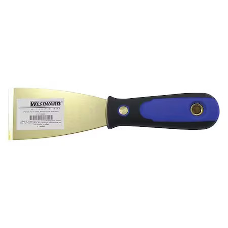 Westward 13A668 Scraper, Stiff, 2", Brass