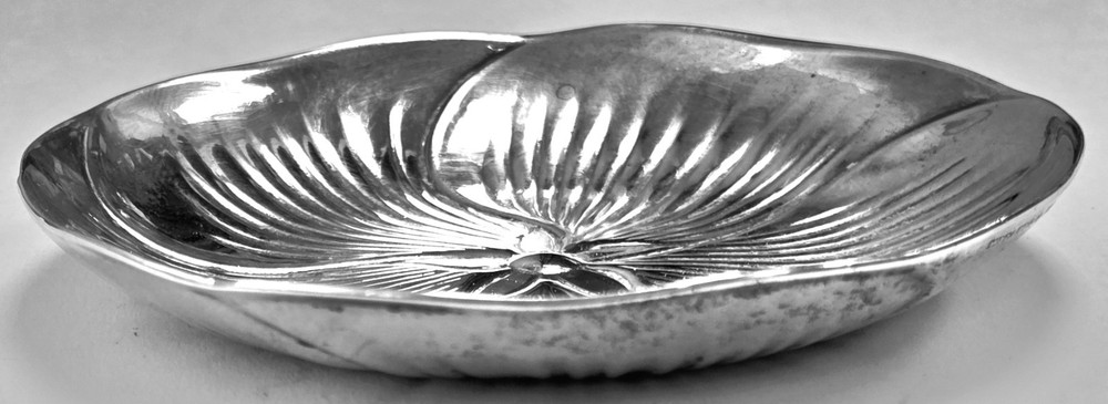 Tiffany & Co. Makers Sterling Silver Magnolia Mini Dish 25466