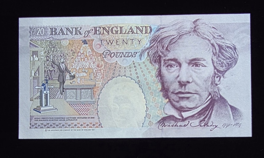 UNC First Run E01 £20 Twenty Pound Kentfield Banknote