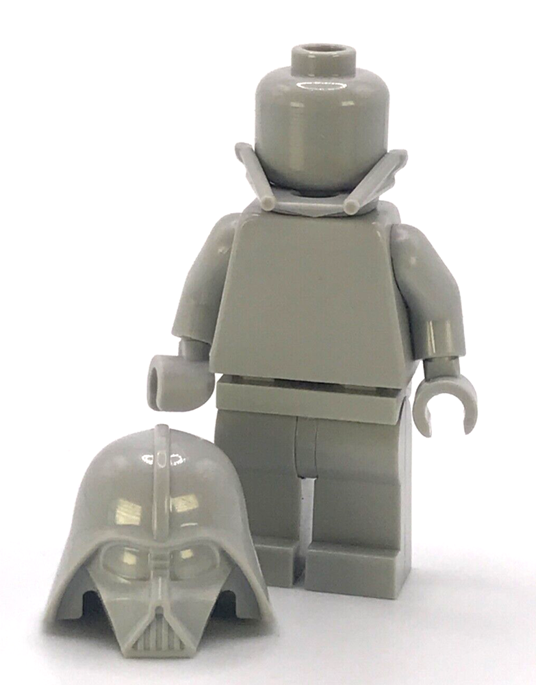 LEGO® Star Wars Darth Vader Prototype Monochrome Light Gray 100% Authentic