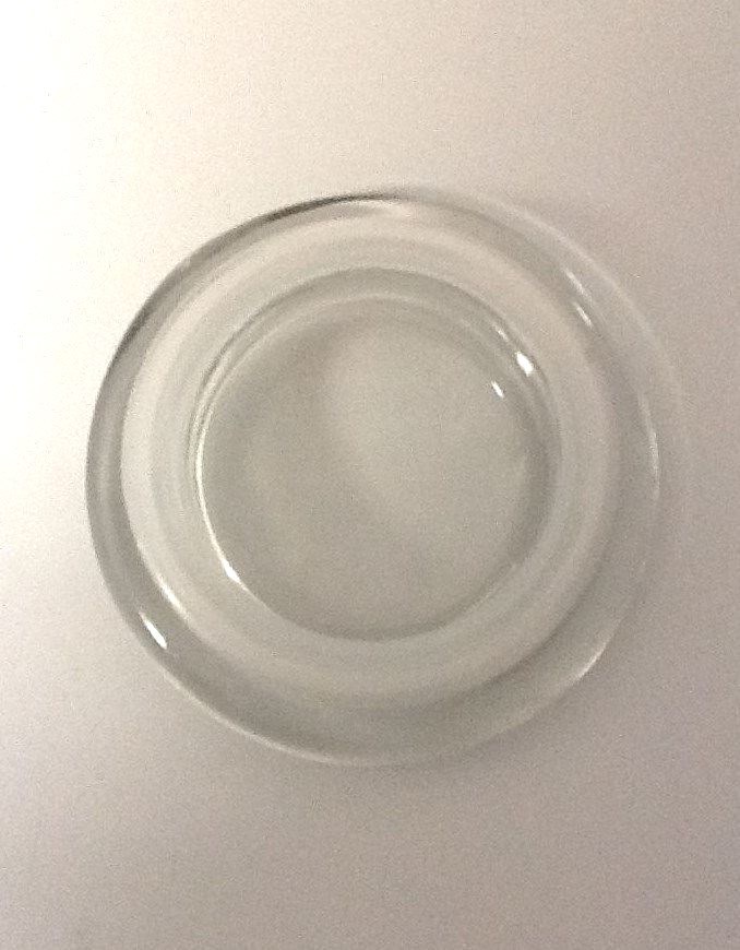 1 MEDIUM Candle JAR, Clean EMPTY 20 oz, w/Flat Lid, Glue/Wax-Free