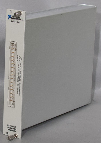 National Instruments SCXI-1120 8-Channel Isolation Amplifier Input Module Card