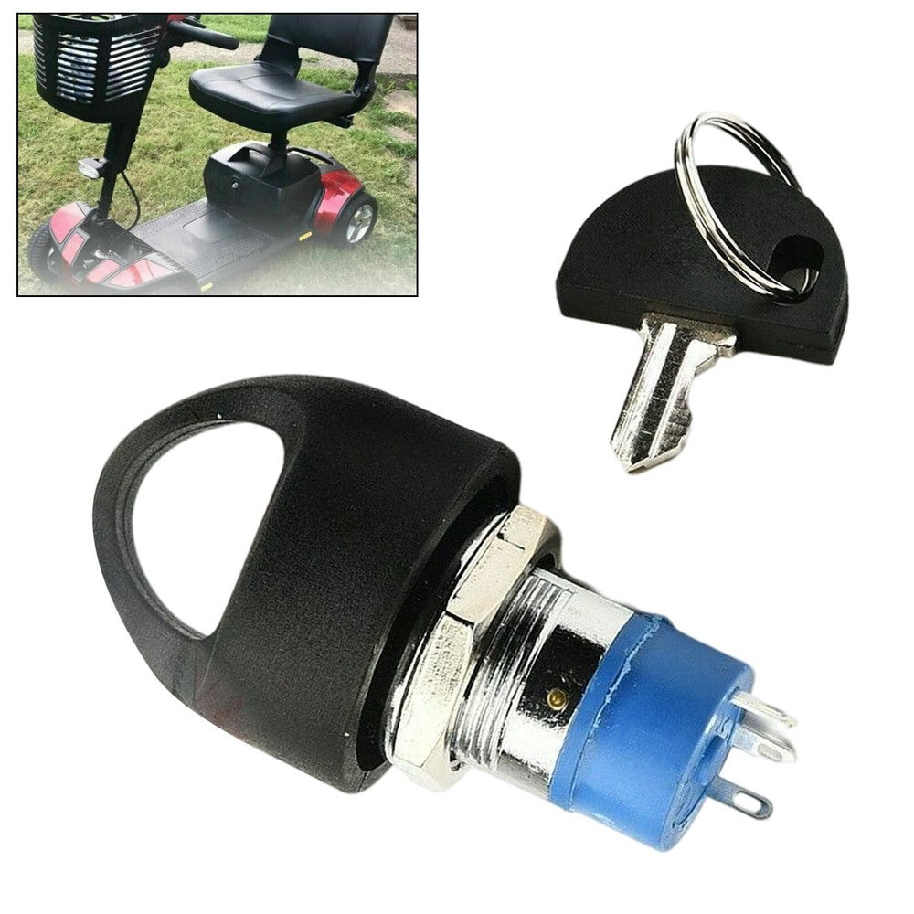 Mobility Scooter Spare Start On/off Ignition Switch 2 Keys FOR PRIDE Practic Nym