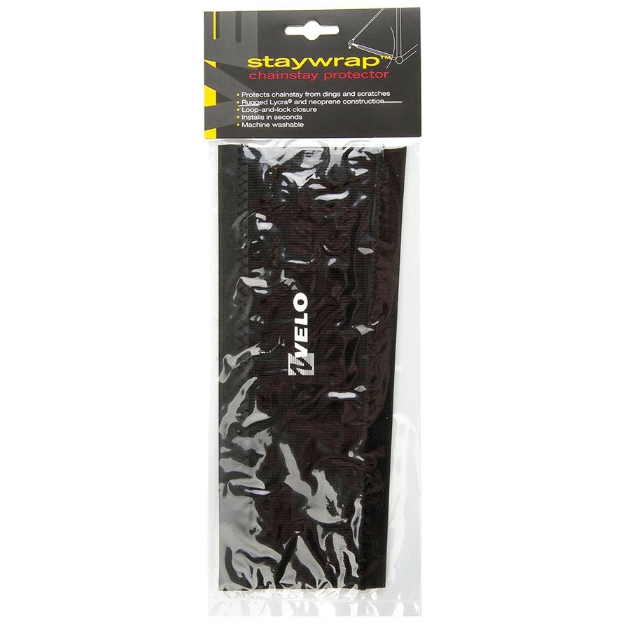 Velo Staywrap Proctector 2 Hook and Loop Closure, Chainstay, Black