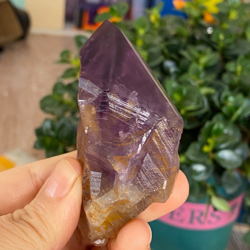 100g Natural Amethyst geode quartz clustercrystal specimen Healing