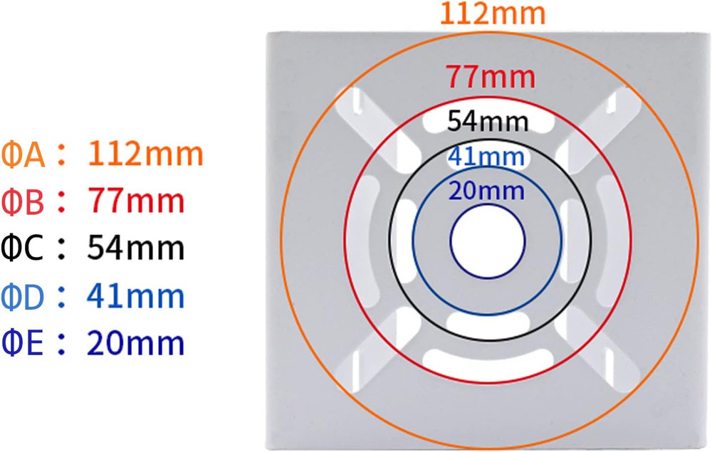 Witi Universal Vertical Pole Mount for Security Camera, Solid Metal Bracket with