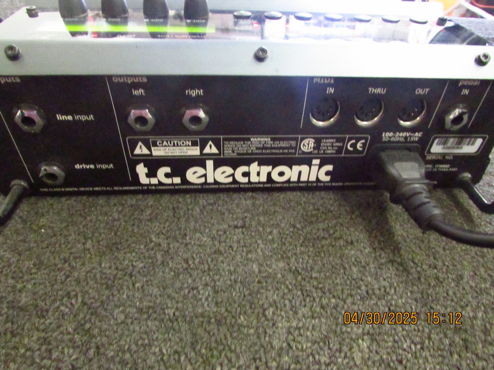 T.C. Electronic Nova System Guitar Multi Effects Processor Pedal