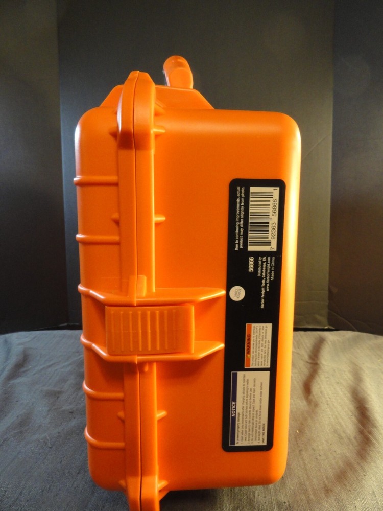 APACHE 4800 WEATHERPROOF PROTECTIVE HARD CASE CAMERA WEAPON ORANGE 19x13x7