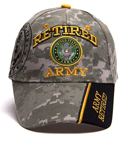 United States Army Retired Shadow Adjustable Cap Hat Camo
