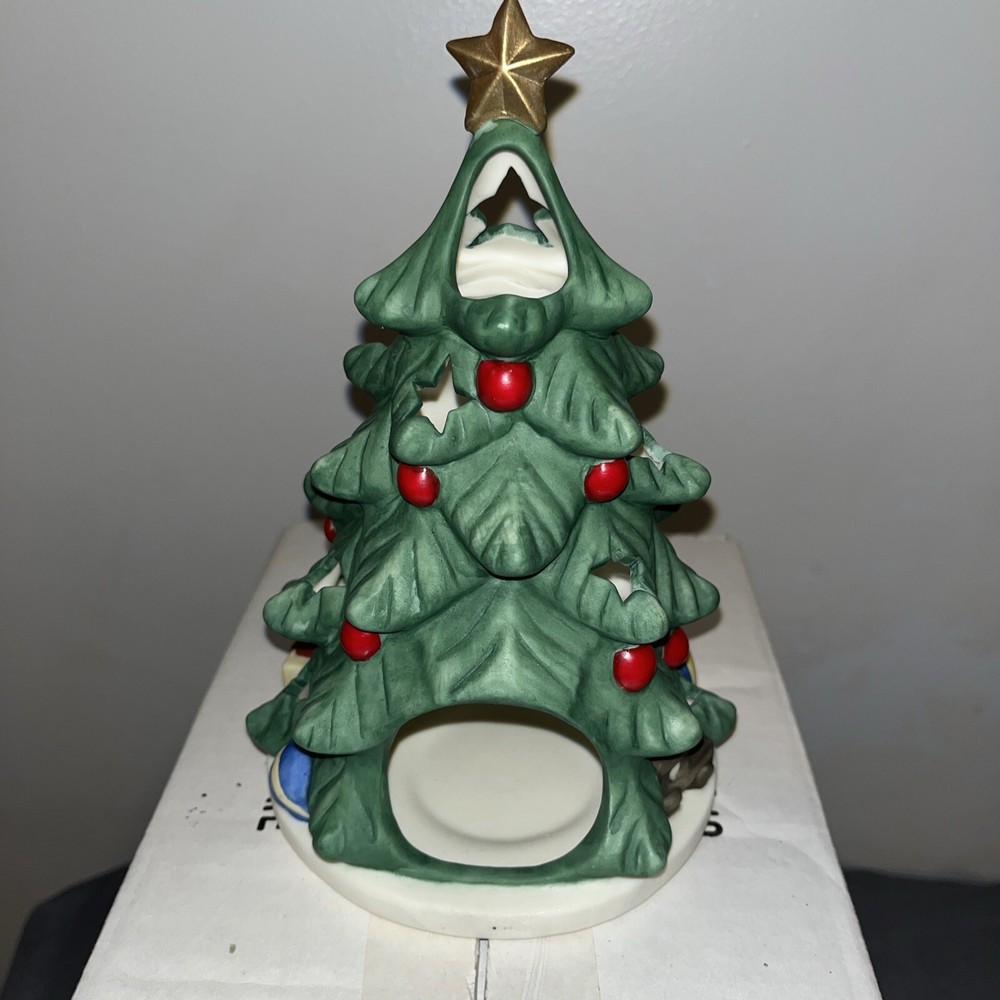 Goebel Tea Light Christmas Tree-VGC-Porcelain