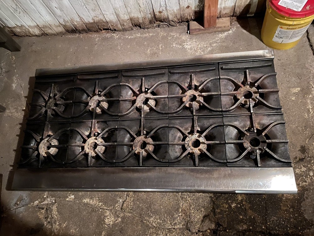 10 burner imperial table top gas range