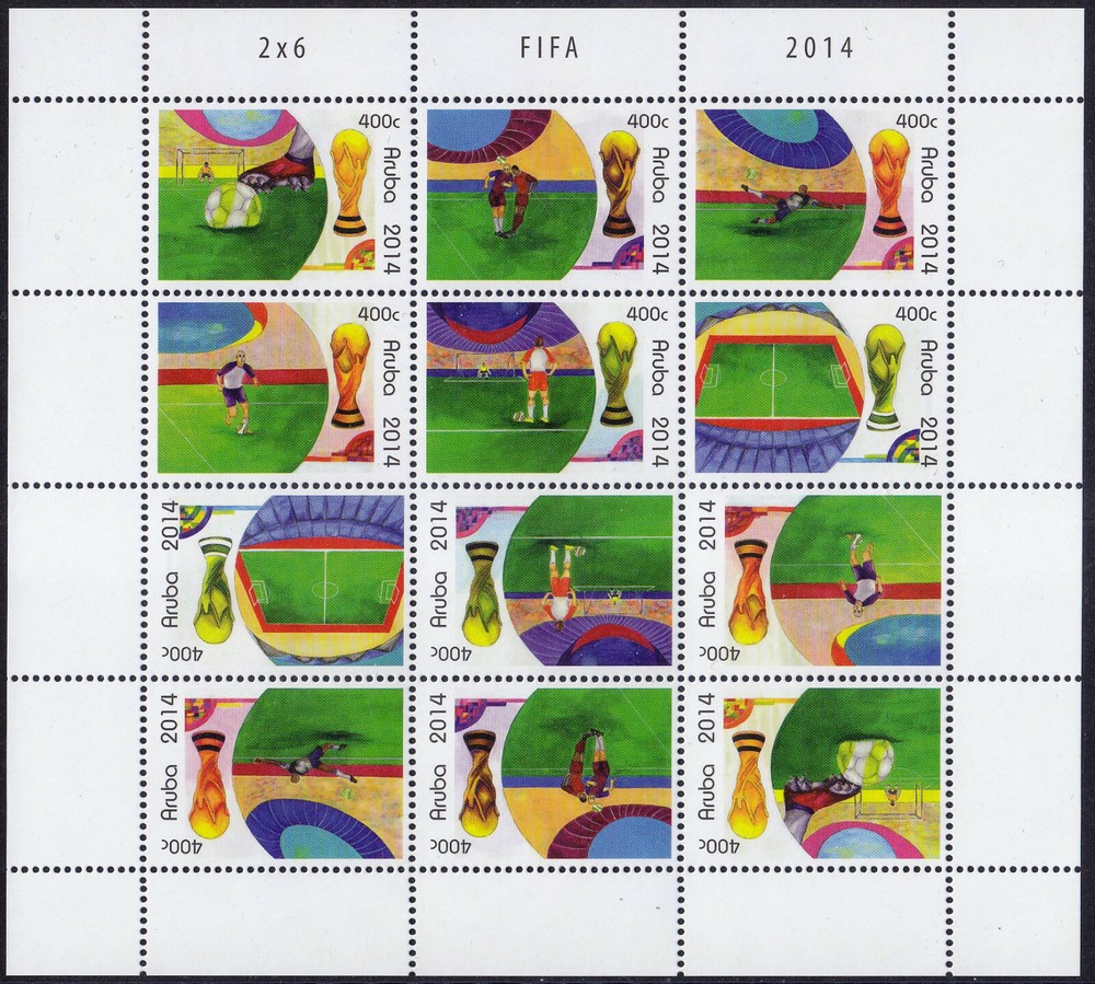 Aruba Issue 2014 (MS 760-765) Football