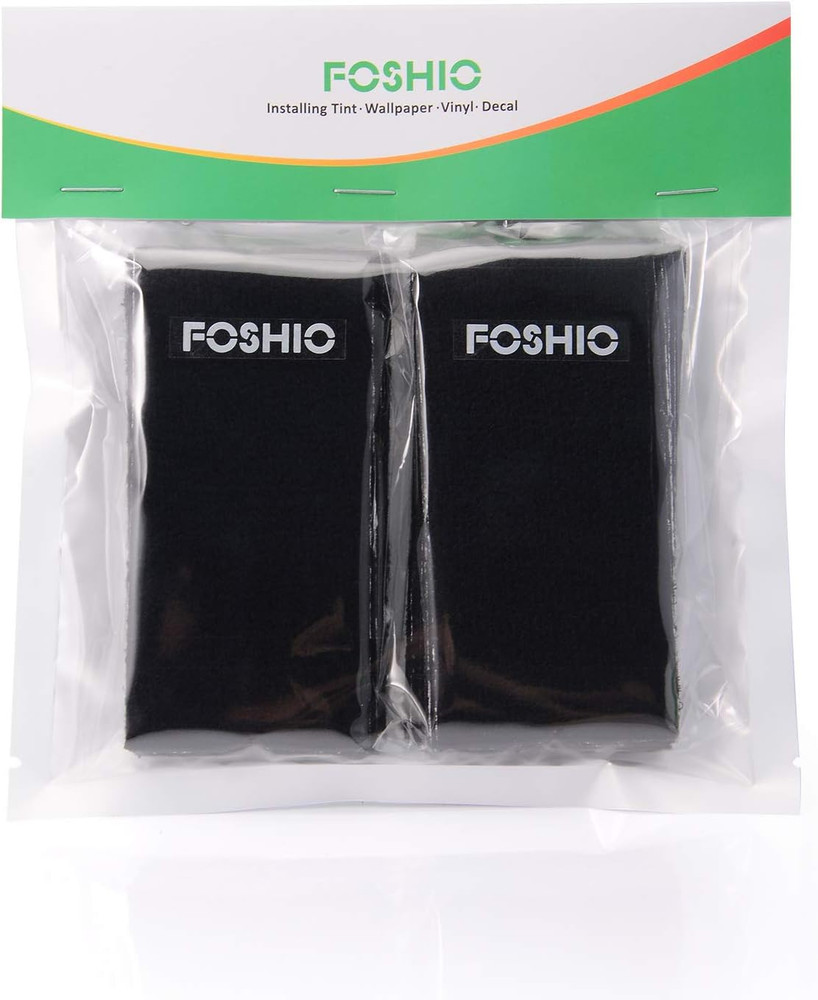 20PCS Black Standard Pre-Cut Self-Adhesive Squeegee Fabric Felt Replacement for