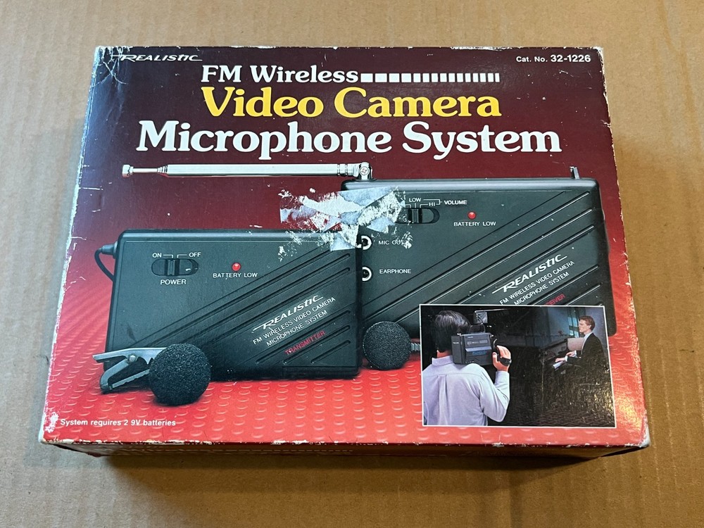 Realistic FM Wireless Video Camera Microphone System # 32-1226