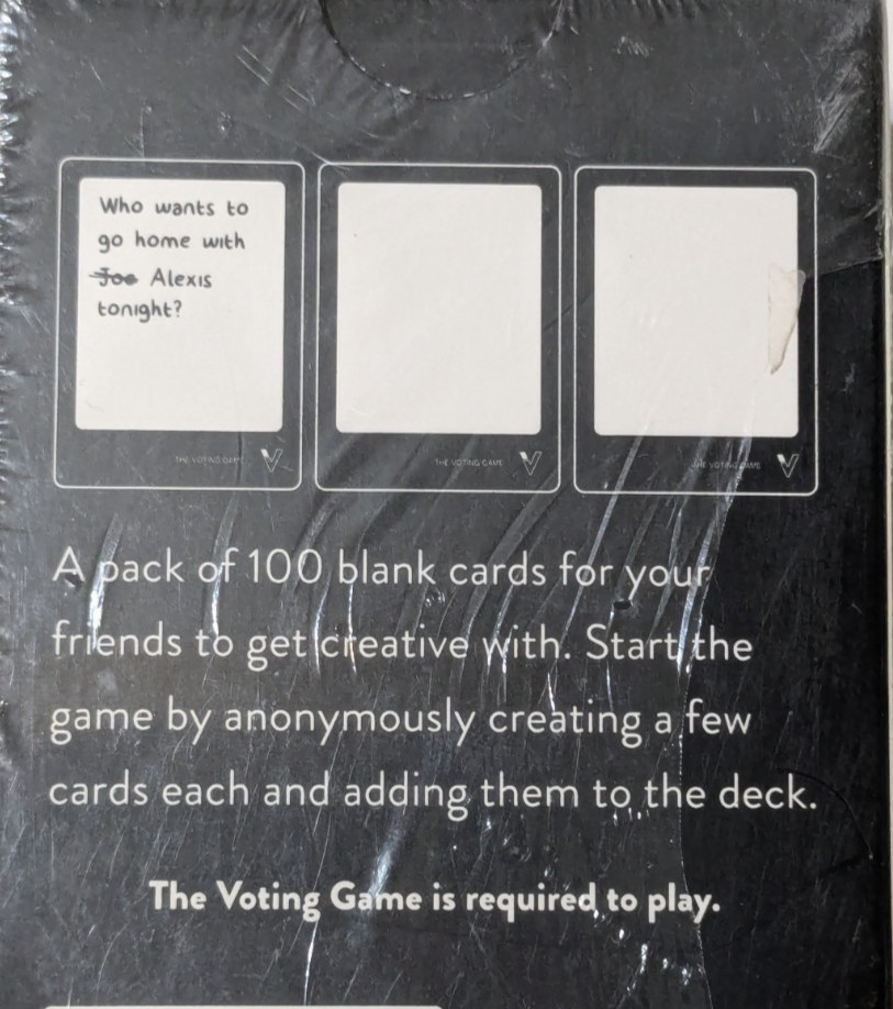 The Voting Game - Create Your Own - Accessory - New / Unopened