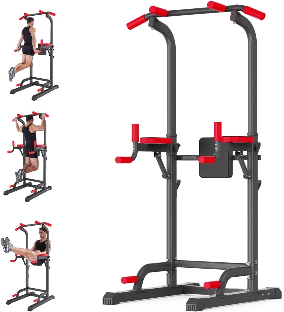 Power Tower Dip Station, Multi-Function Assistive Trainer Pull Up
