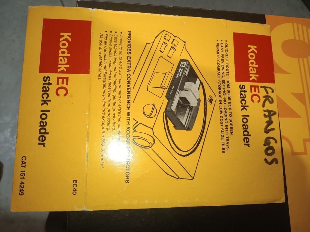 Kodak EC Stack Loader For Carousel Slide Projectors EC40