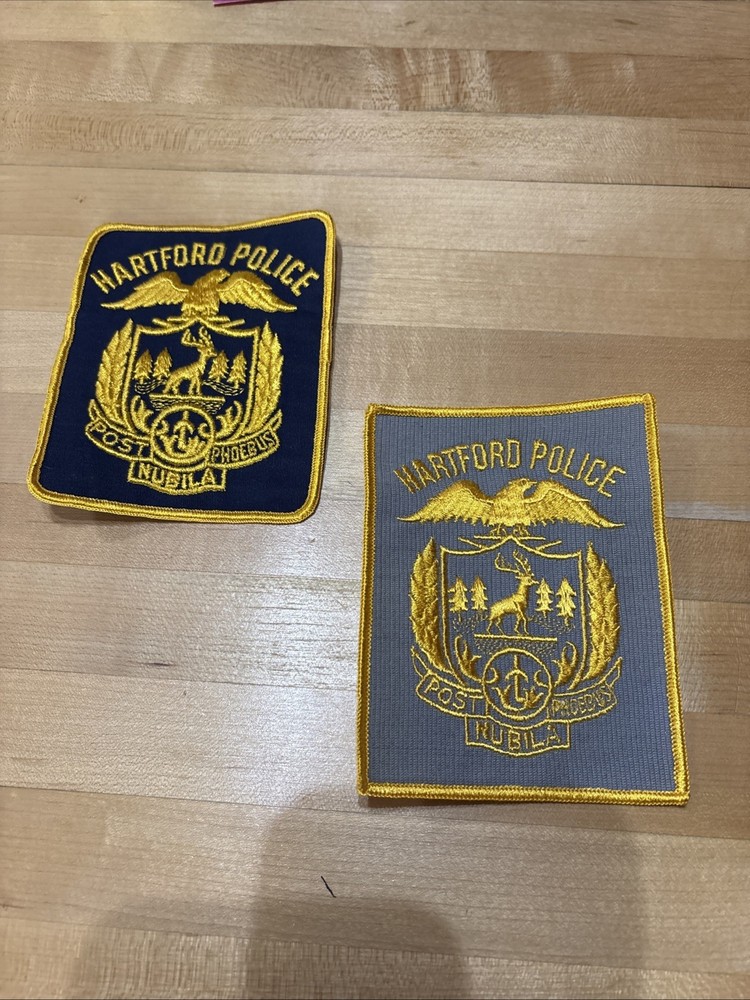 Hartford Connecticut Police patch Set