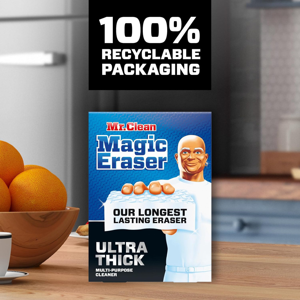Magic Eraser Ultra Thick Multi Purpose Cleaner, Magic Eraser Sponge Multi Surfac