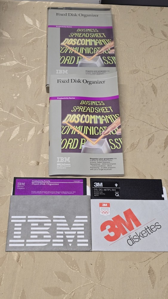 Vintage OEM IBM Fixed Disk Organizer Version 1.0 (1983)
