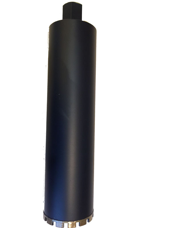 3 Pack 4" Wet Diamond Core Drill Bit for Concrete Asphalt Bricks 1-1/4"-7 Thread
