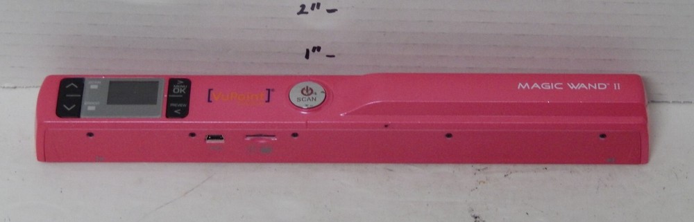 Vupoint Magic Wand II Handheld Scanner Pink