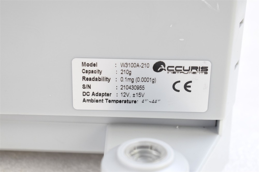 Accuris W3100A-210 Analytical Electromagnetic Balance Scale W/ LCD Panel