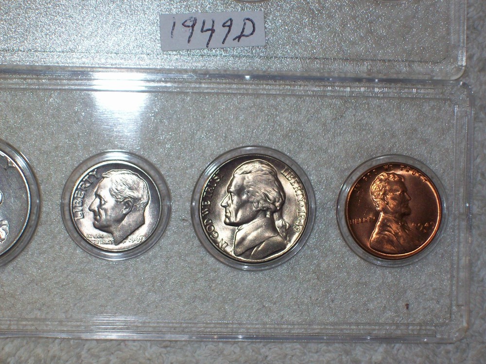 1949 MINT SET UNCIRCULATED DENVER MINT