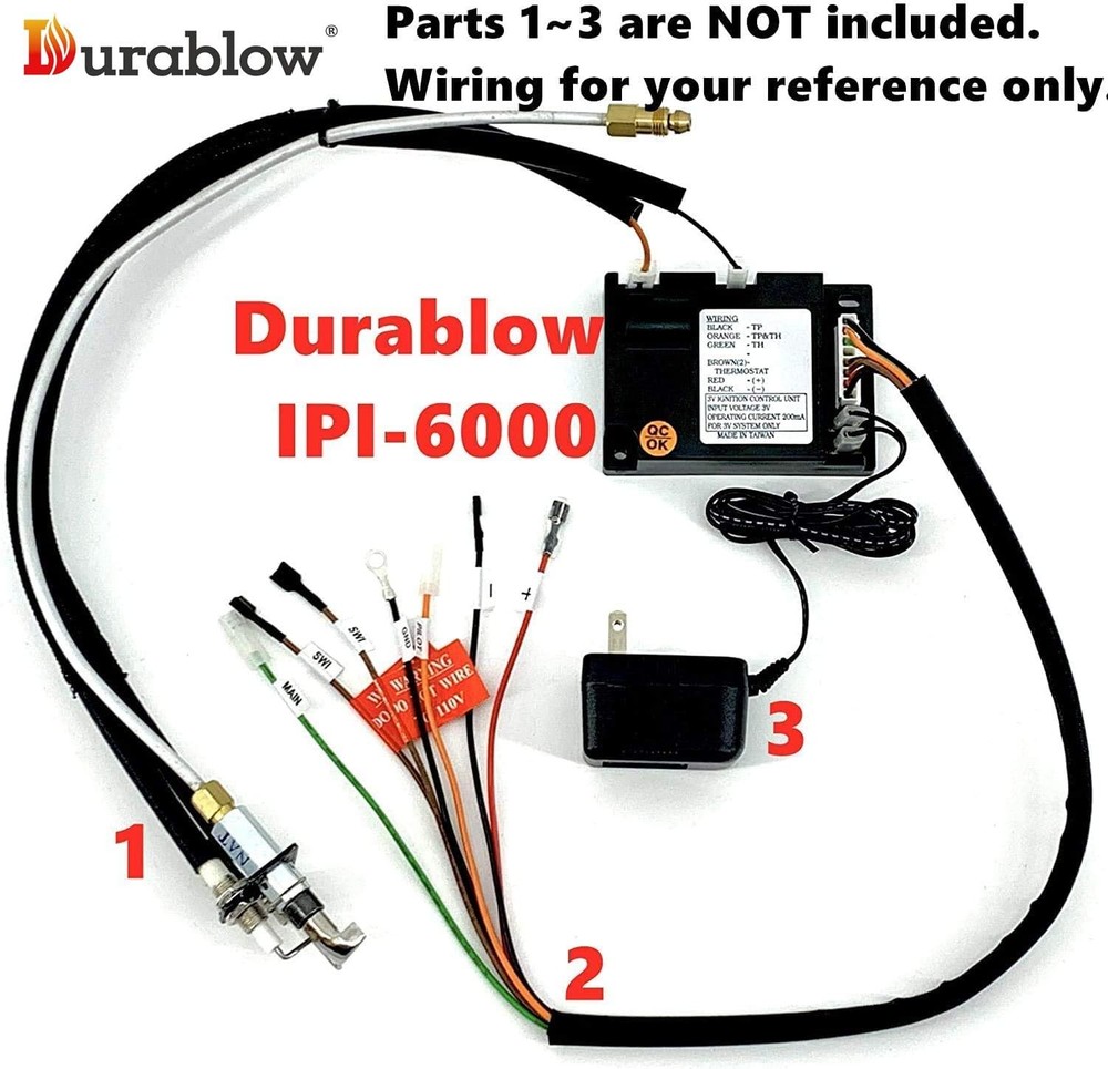 Durablow Fireplace Electronic IPI Control Module, Gas Fireplace Ignition Module
