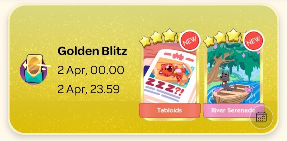 ⭐️GOLDEN BLITZ STICKERS⭐️MoNoGO⭐️