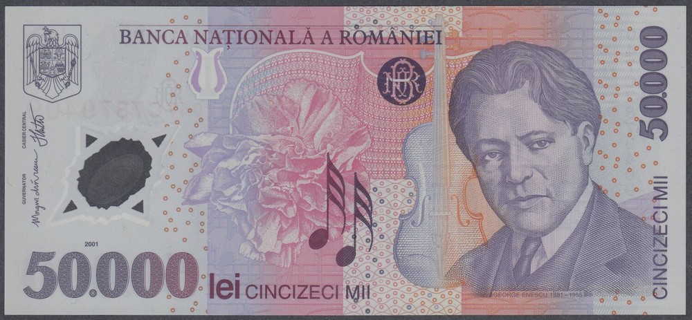 Romania 50.000 Lei UNC 2004