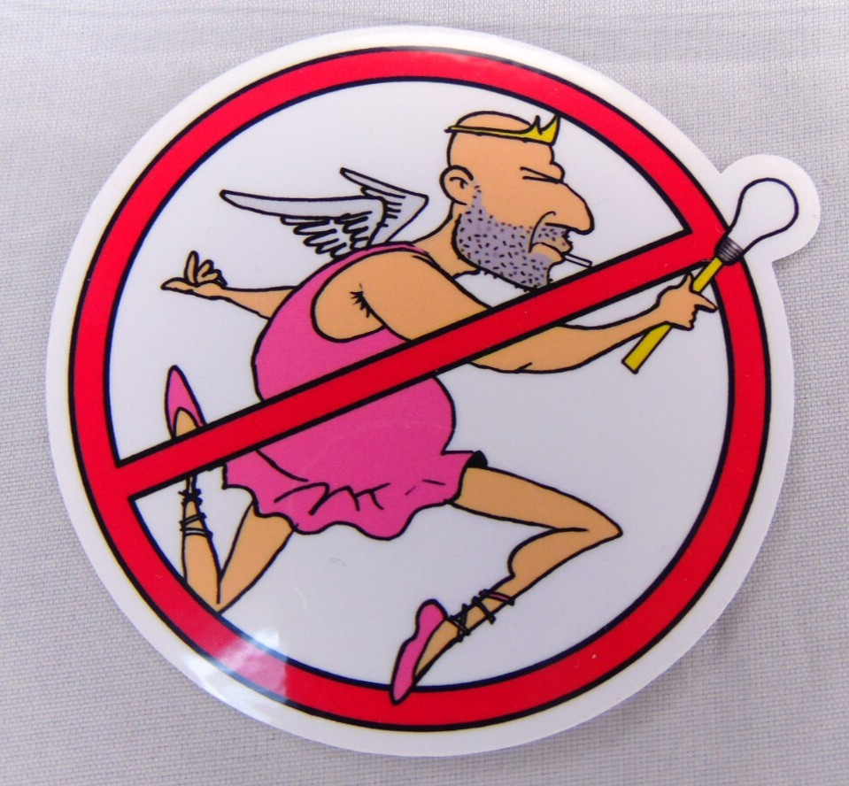 Good Idea Fairy Prohibited Sticker