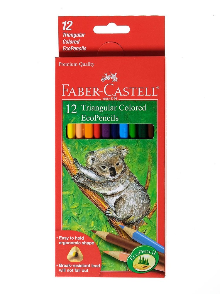 Faber-Castell Triangular Colored EcoPencils
