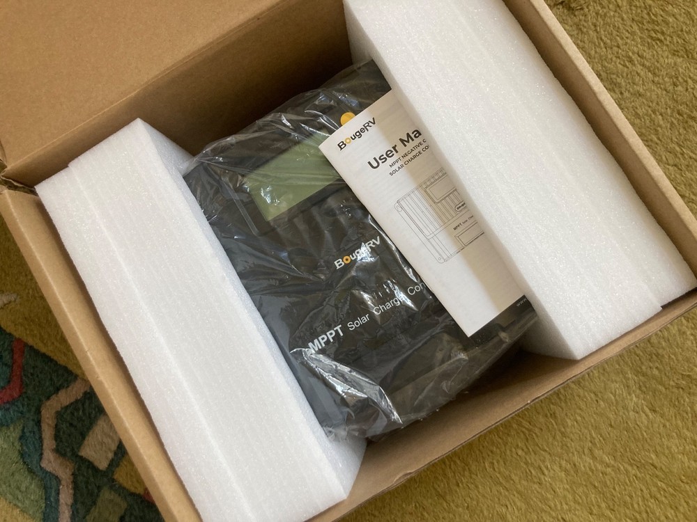 BougeRV 60A MPPT Solar Charge Controller with Bluetooth 12V/24V