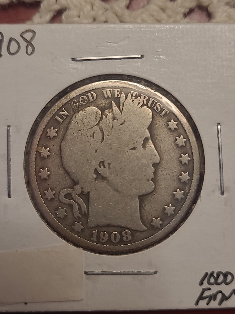 1908 Barber Half Dollar