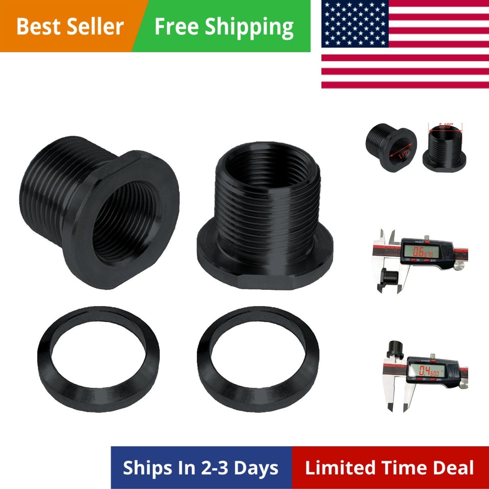 1/2x28 to Thread Protector with A Washer 2 Pack