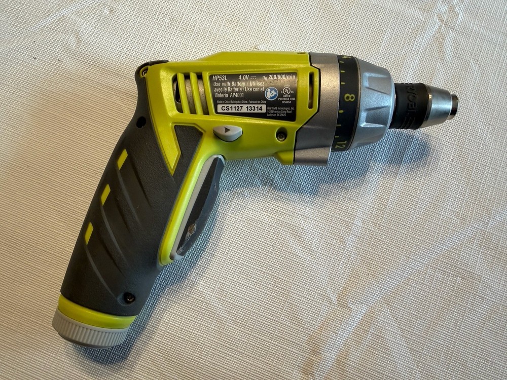 RYOBI TEK4 HP53L 4V Cordless Screwdriver Drill ** Bare Tool **