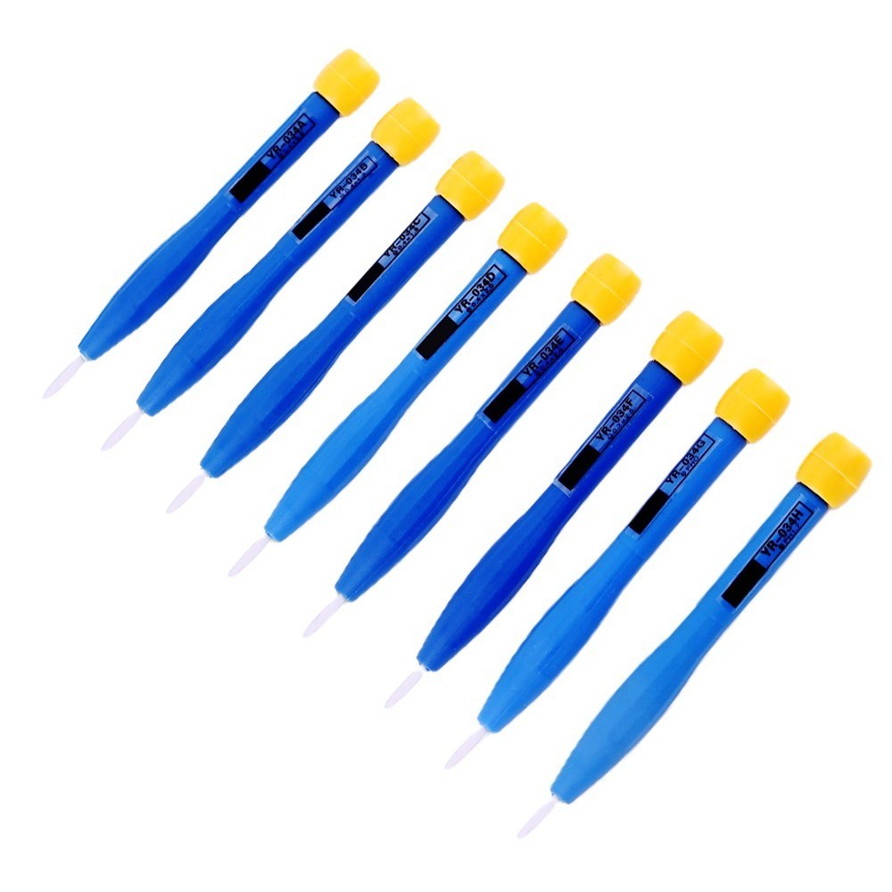 8pcs Adjust Frequency Screwdriver Plastic Ceramic Anti-static Screwdriver