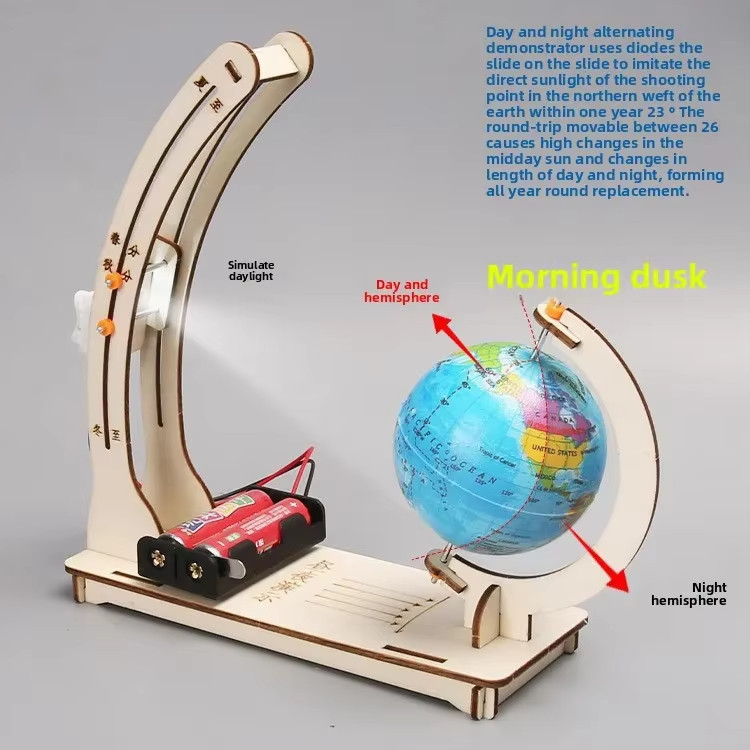 Earth Day & Night Simulation STEM Science Toy DIY Physics Learning Educational
