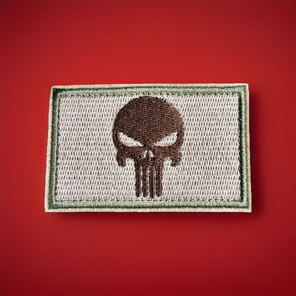 Tactical Hook And Loop Morale Patch “Punisher Skull”