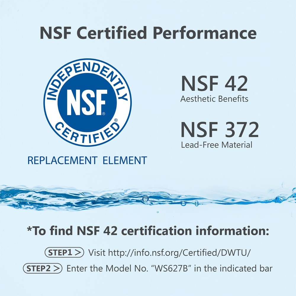 Waterspecialist replacement for Samsung DA29-00020B Refrigerator Water Filter,3P