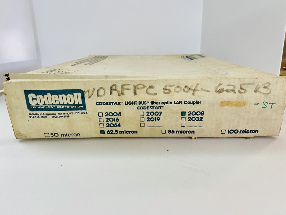 Codenoll Codestar Light Bus 2008 Fiber Optric LAN nCoupler