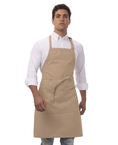 Unisex Butcher Apron Khaki One Size