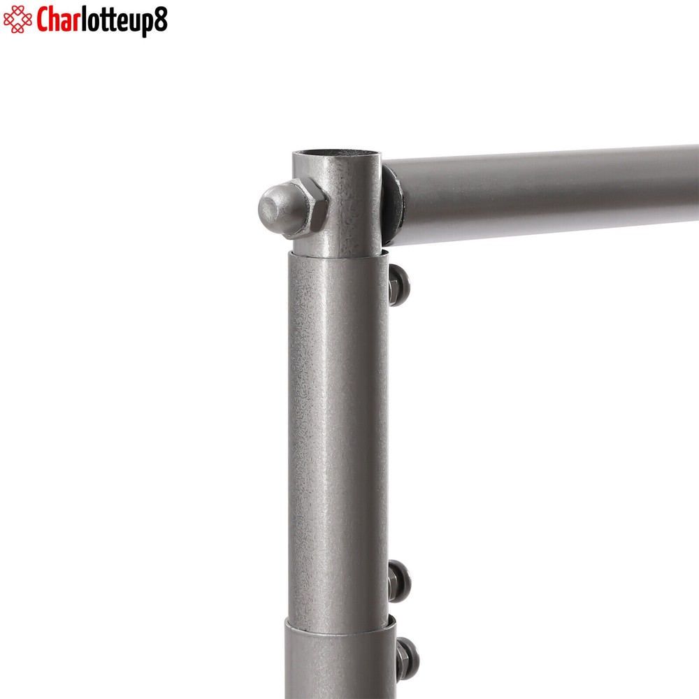 Silver Backdrop Stand Wedding Backdrop Stand Pipe Kit Party Decor Adjustable 3*6
