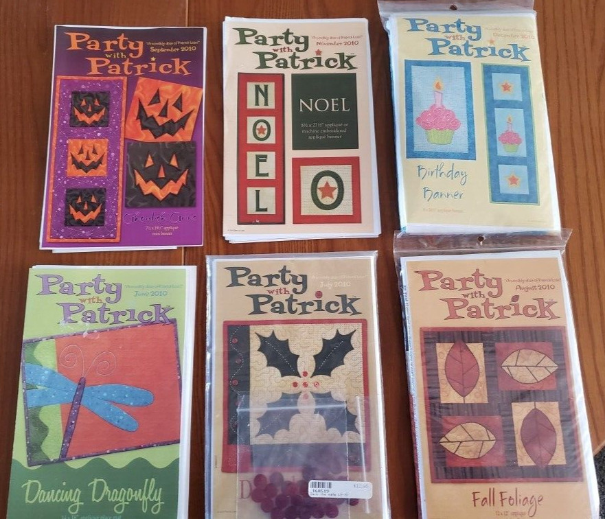 Party with Patrick 2010 - 6 Patrick Lose Patterns 2010 - Some Kits